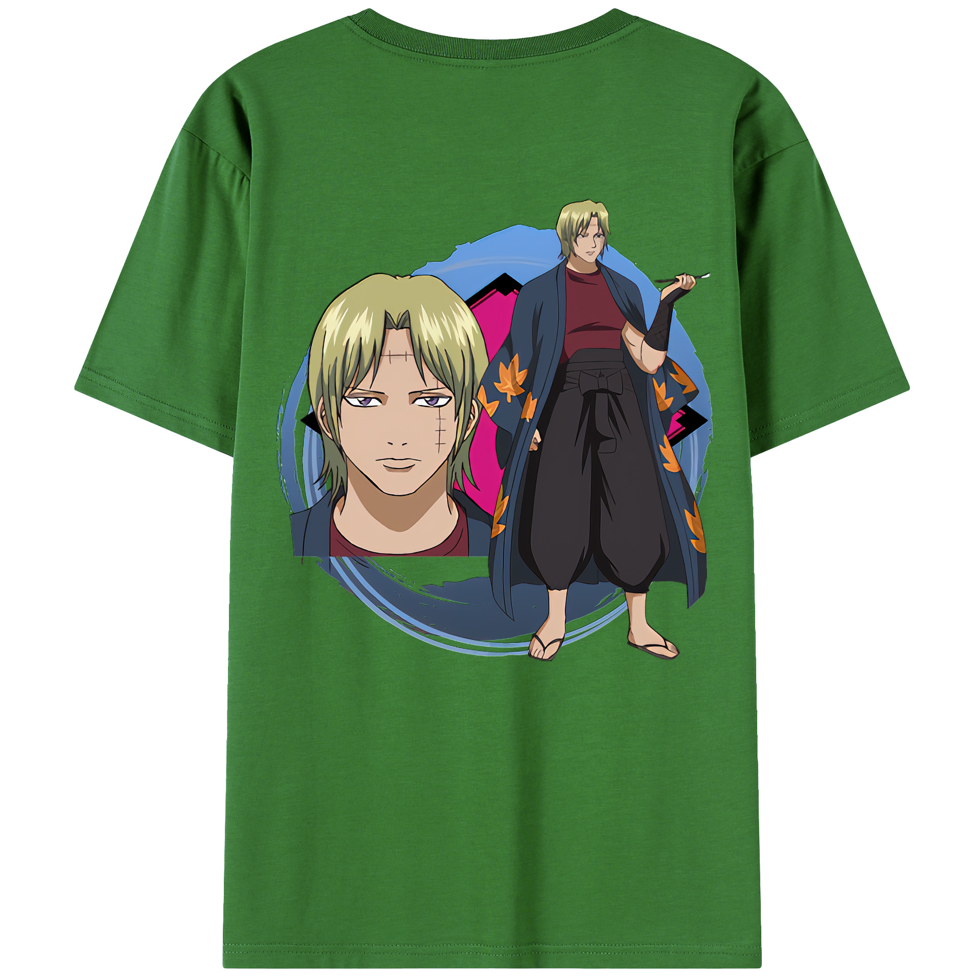 （画像用） ぎんたま 坂田銀時（さかたぎんとき） 神楽 志村新八（しむら しんぱち） GINTAMA Sakata Gintoki Kagura Shimura Shinpachi レディース半袖Tシャツ(バックプリント)